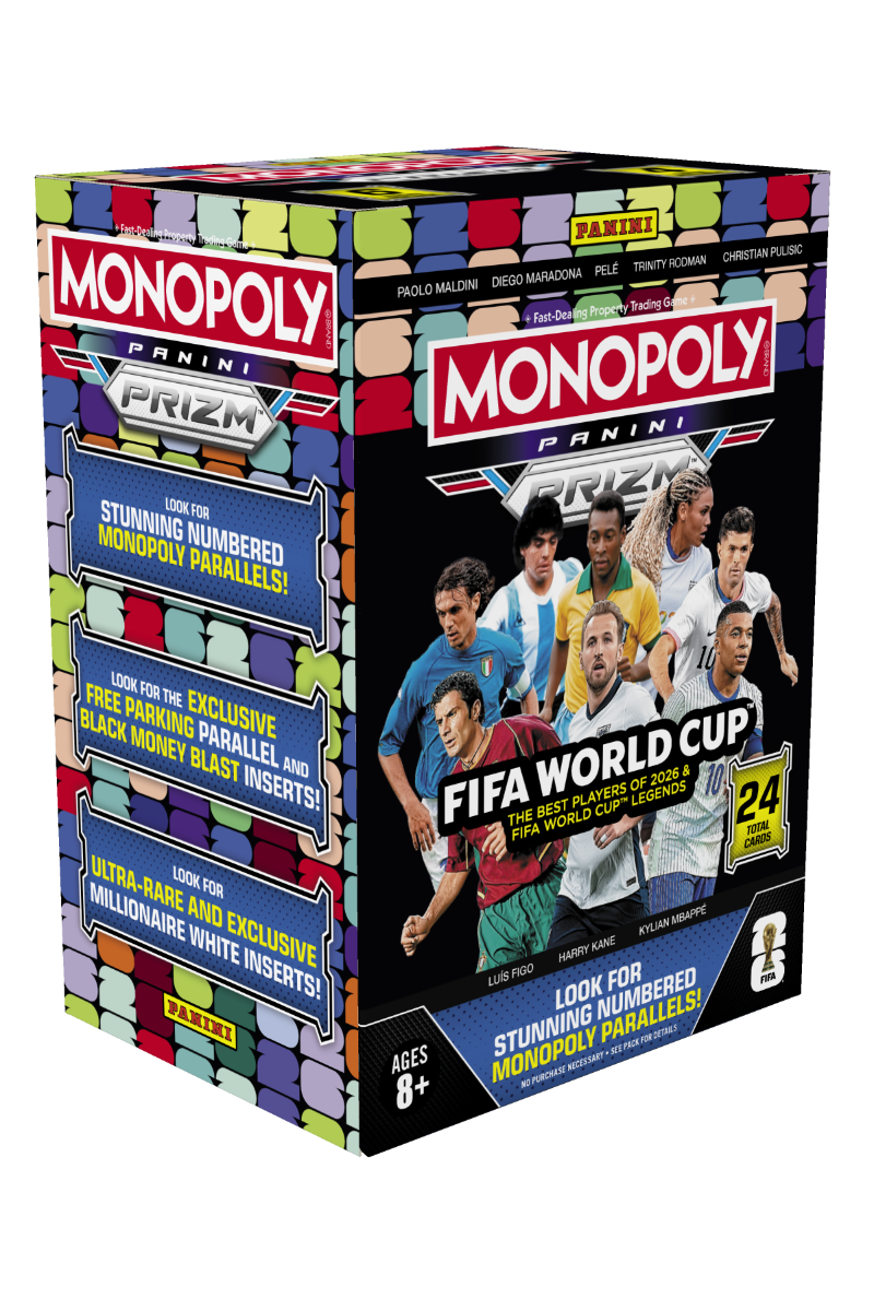 2026 Panini Prizm Monopoly FIFA World Cup 2026™ Trading Card Box (Blaster)