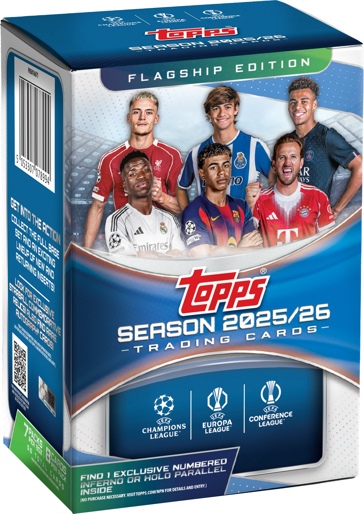 2025-26 Topps UEFA Club Competitions Flagship - Value Box