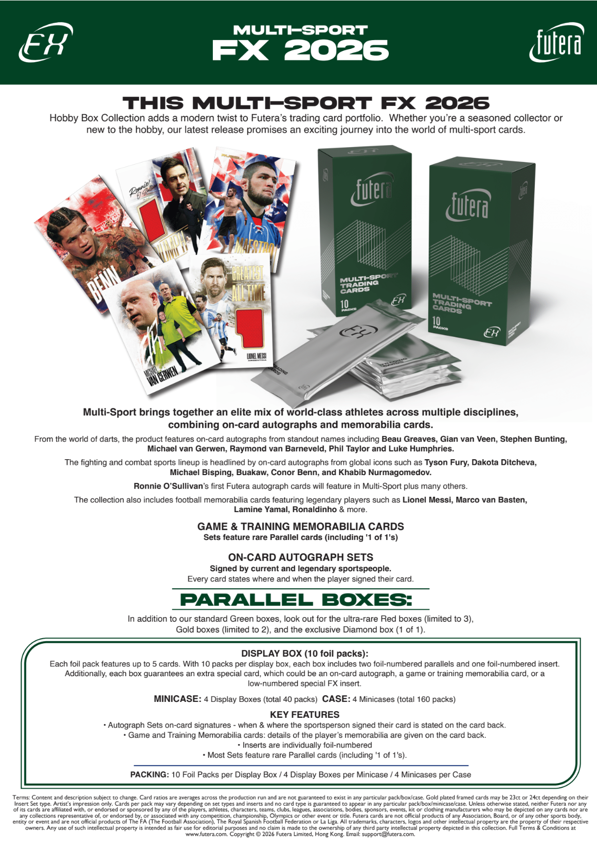 Futera - FX Multi-Sport 2026 - Hobby Box