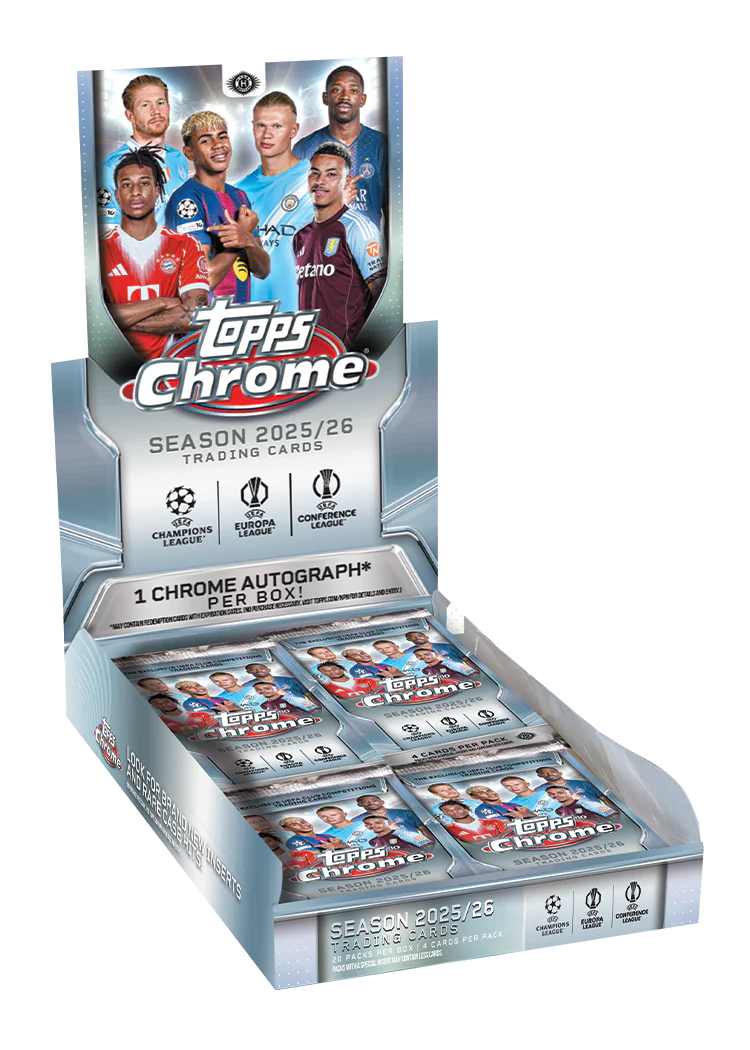 Topps Chrome® UEFA Club Competitions 2025-26 - Hobby Box