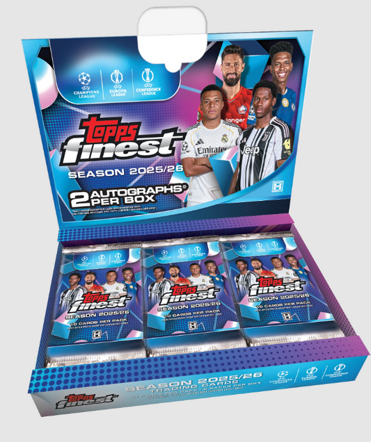 Topps® Finest UEFA Club Competitions 2025/26 - Hobby Box