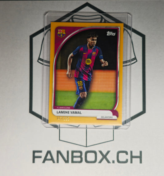 2025/26 Topps FC Barcelona Fan Set – Lamine Yamal #19 /325