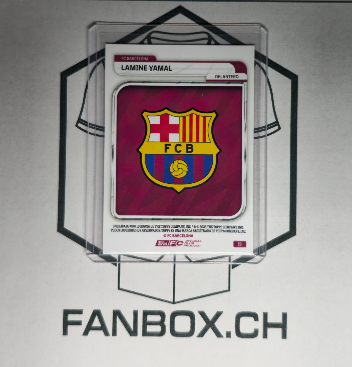 2025/26 Topps FC Barcelona Fan Set – Lamine Yamal #19 /325