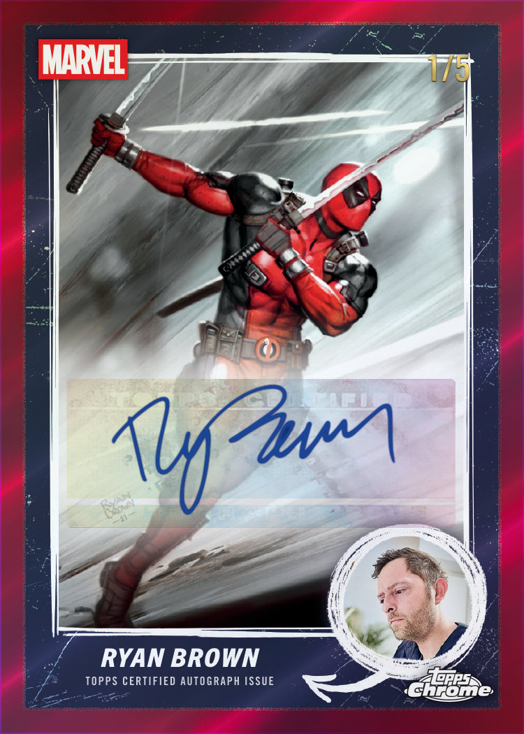 Topps Chrome 2025 Deadpool Hobby Box