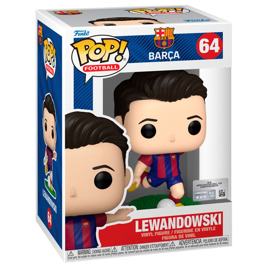 Funko 72236 - Pop! Football - Lewandowski / FC Barcelona (64)