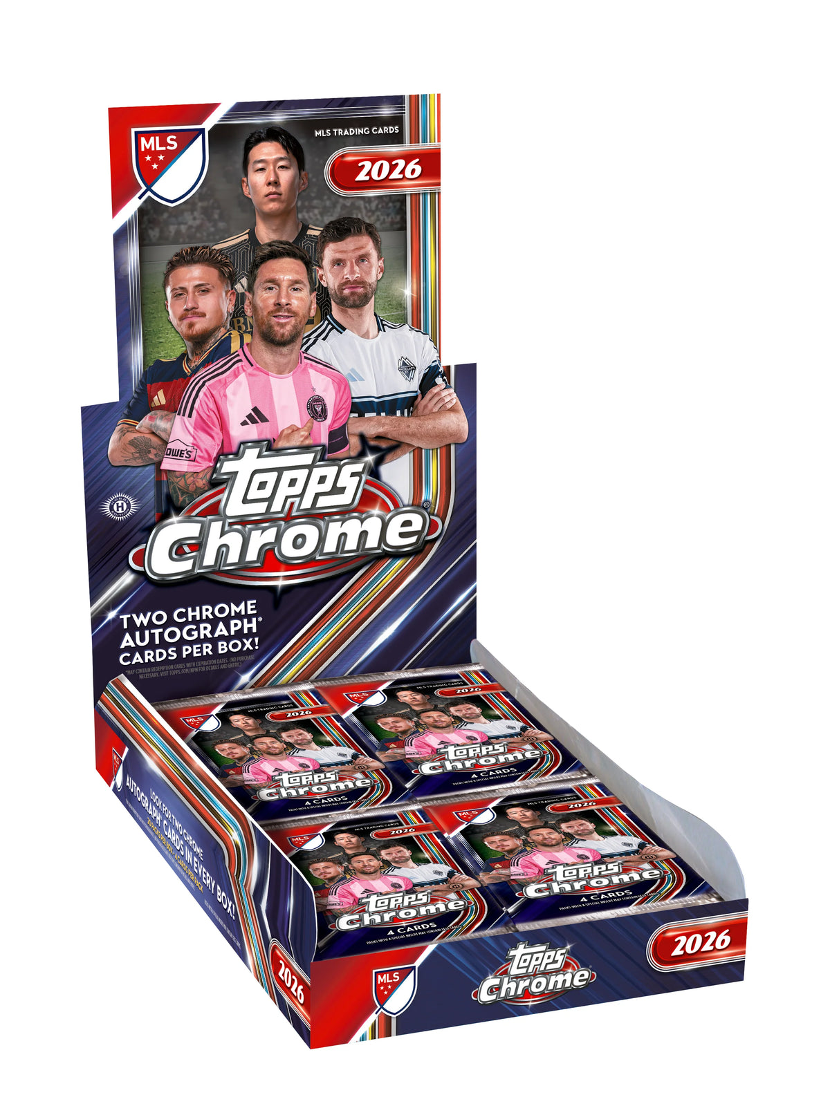 Topps Chrome® Major League Soccer (MLS) 2026 - Hobby Box