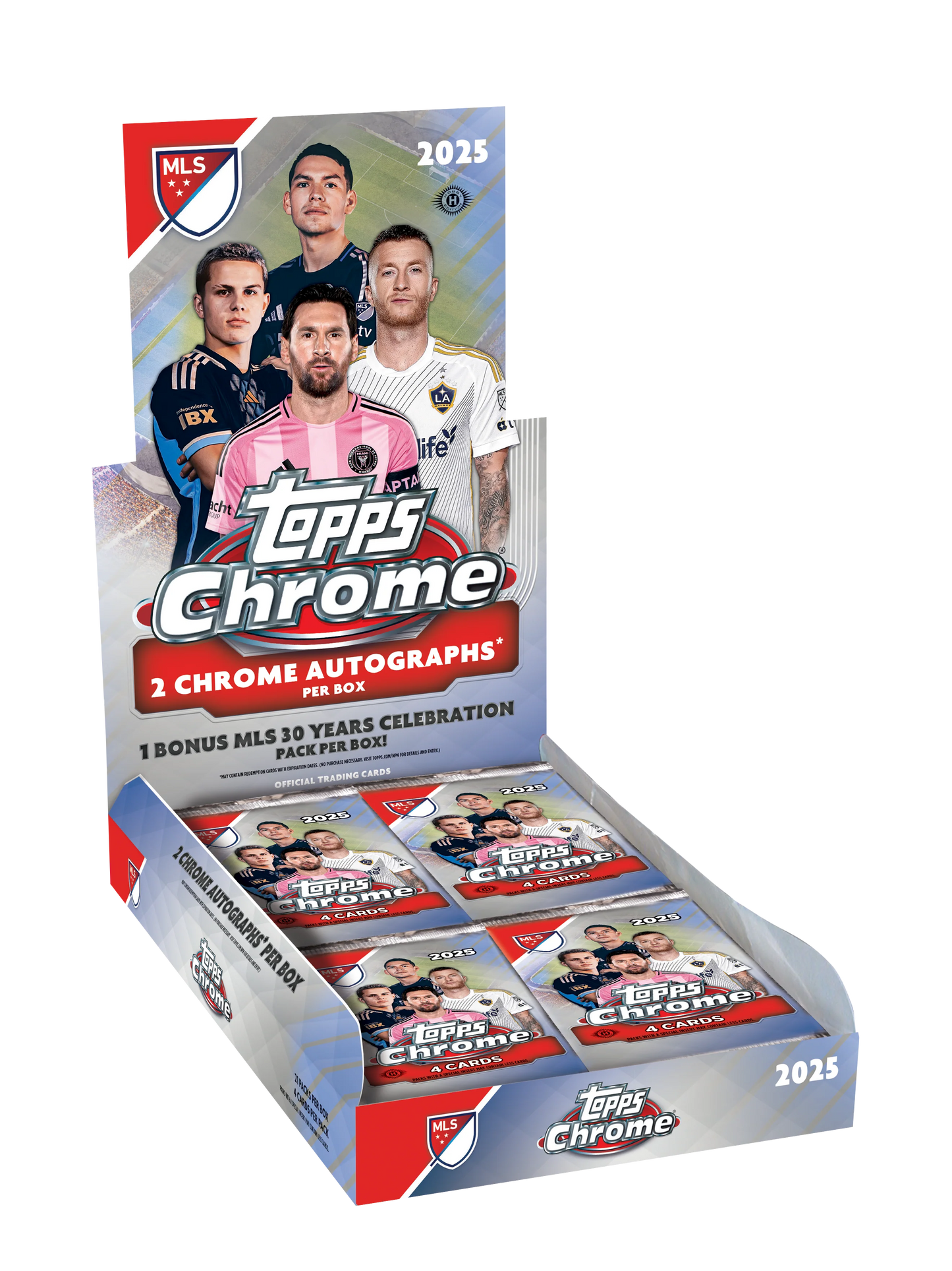 Topps Chrome® MLS 2025 - Hobby Box - VORBESTELLUNG