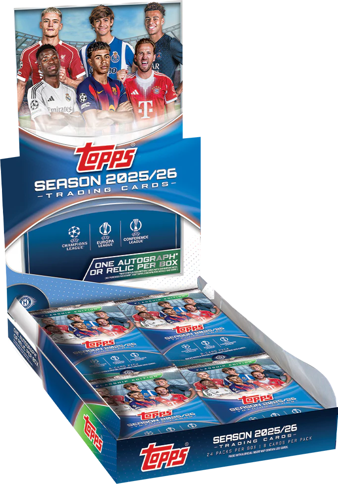 2025-26 Topps UEFA Club Competitions Flagship - Hobby Box