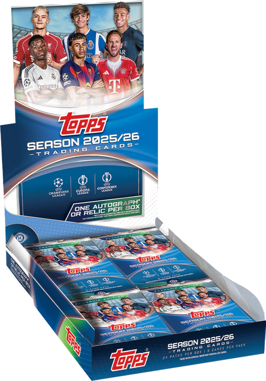 2025-26 Topps UEFA Club Competitions Flagship - Hobby Box