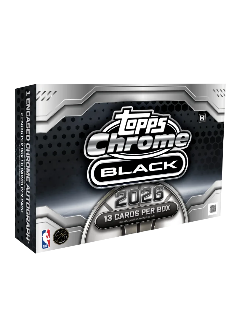 2025-26 Topps Chrome Black Basketball - Hobby Box