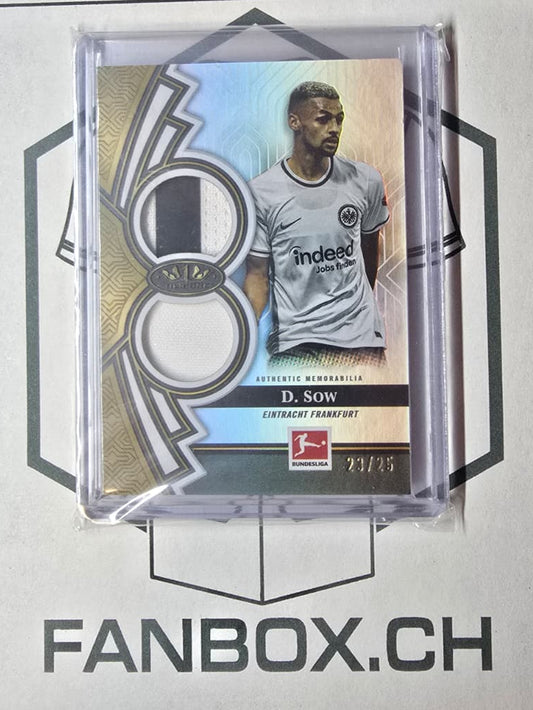 Topps Tier One 2022/23 Djibril Sow Dual Relic /25