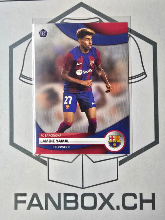 Topps Barcelona Team Set 2023/24 Lamine Yamal Rookie Card RC