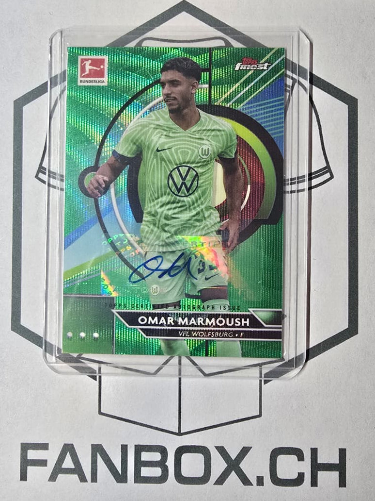 Topps Finest Bundesliga 22/23 Omar Marmoush /30 AUTOGRAPH