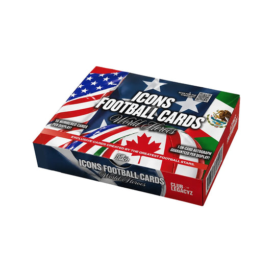Club Legacyz Icons 4th Edition World Heroes Football Cards - Display
