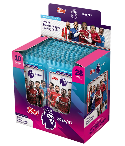 Topps Premier League Trading Cards 2026/2027 – 28er DISPLAY Flagship Edition