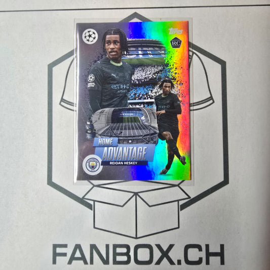 Topps 2025-26 UCC Reigan Heskey RC Home Advantage Case Hit