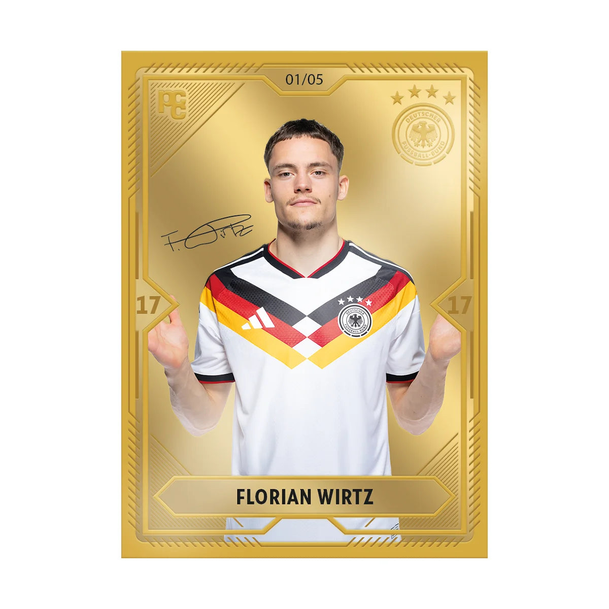 PCCards - DFB Fußballnationalmannschaft 2026 Blind Box - Edelmetall Karten