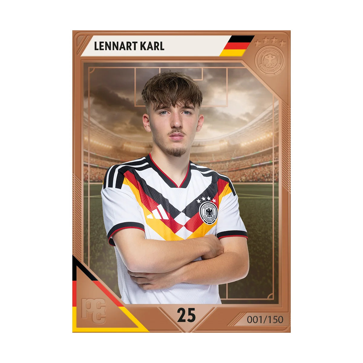 PCCards - DFB Fußballnationalmannschaft 2026 Blind Box - Edelmetall Karten