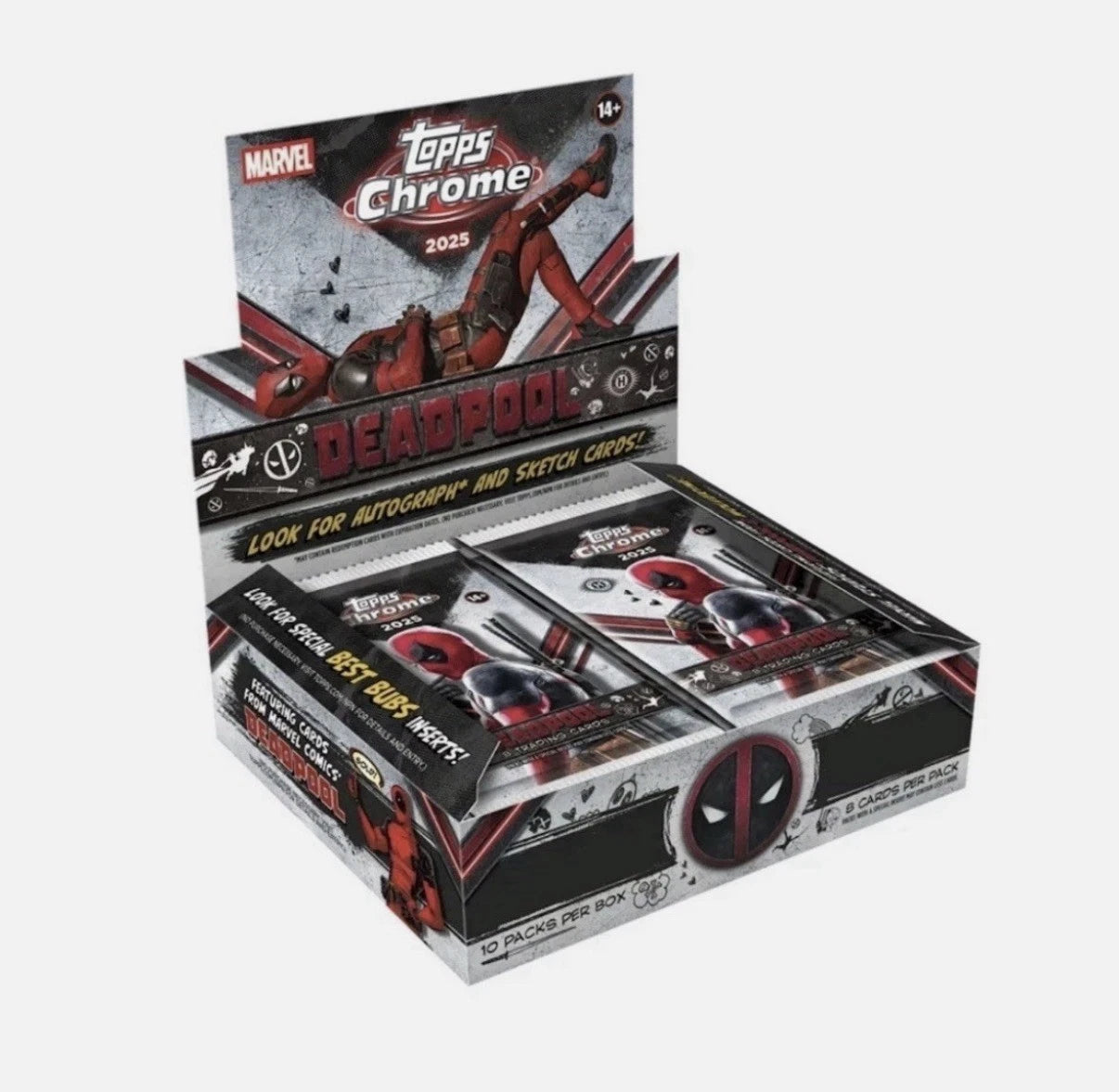 Topps Chrome 2025 Deadpool Hobby Box