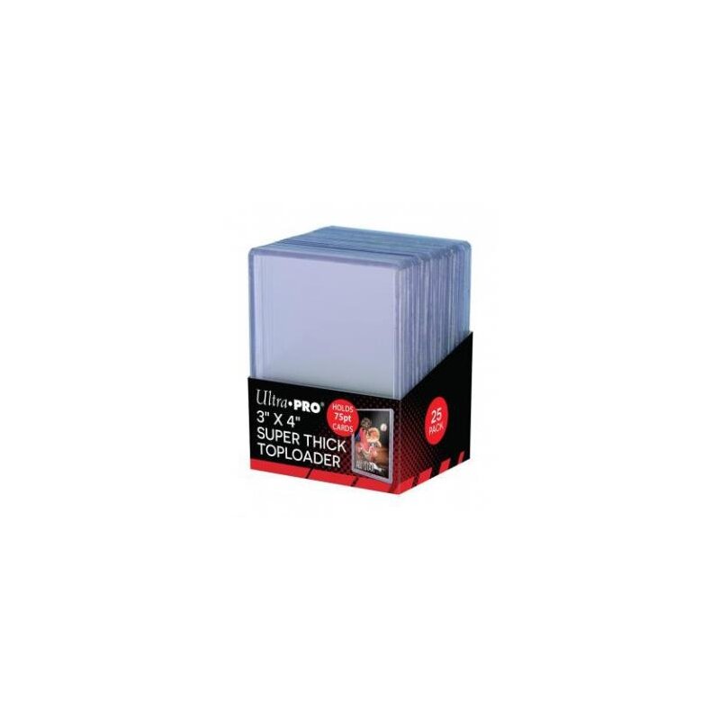 Ultra Pro - 3" x 4" 75PT Toploader (25 Pieces)